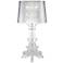 Baroque Style Clear Acrylic Table Lamp