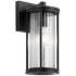 Barras 12"  Outdoor Wall Light  in Black