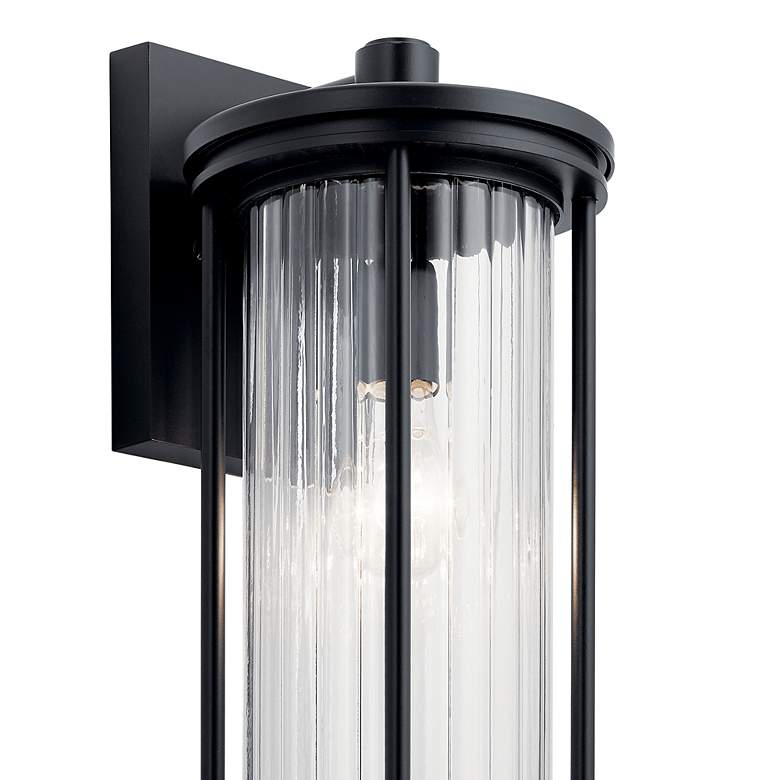 Image 3 Barras 16" Outdoor Wall Light Black more views