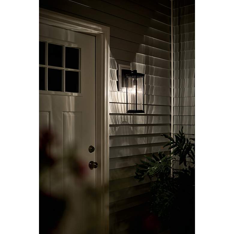Image 6 Barras 16" Outdoor Wall Light Black more views