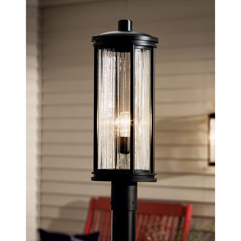 Image 1 Barras 23" Outdoor Post Light Black