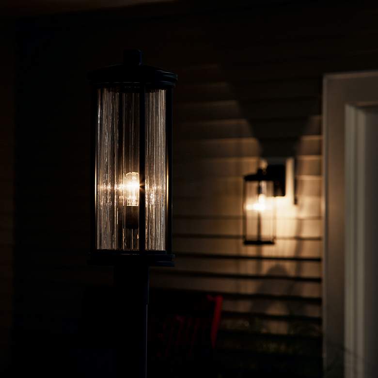 Image 5 Barras 23" Outdoor Post Light Black more views