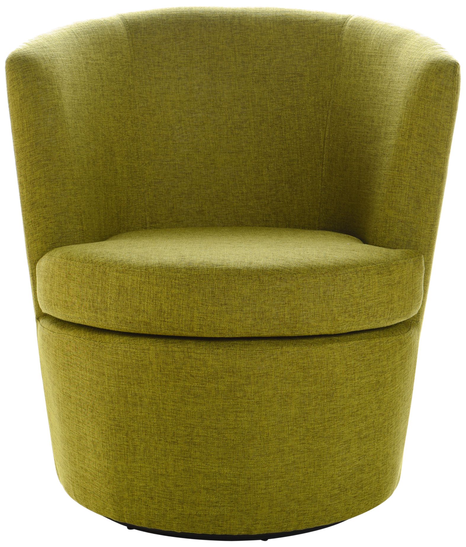 Image 2 Barrel 28 x 33.5 Lemongrass Swivel Accent Chair