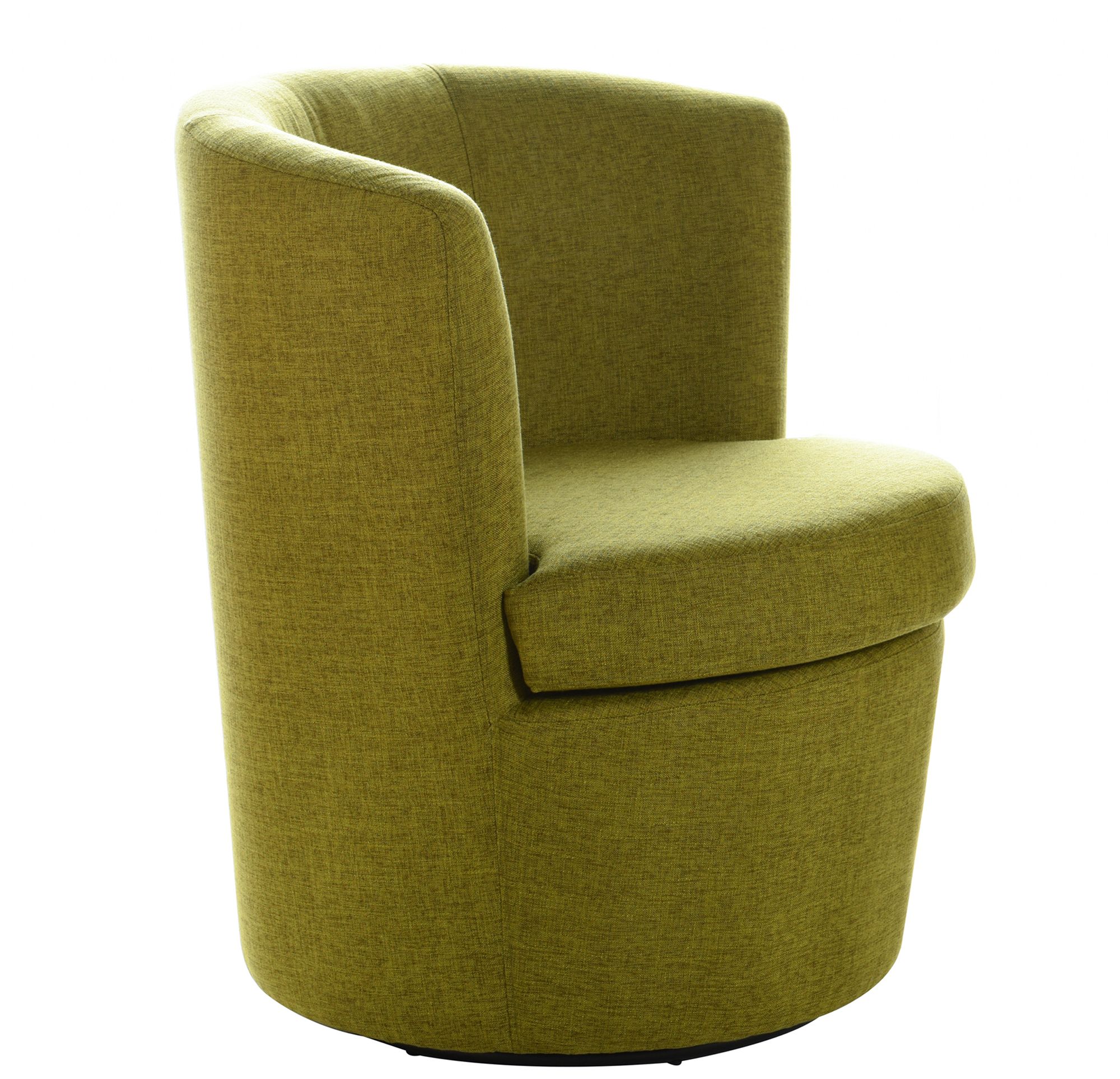 Image 3 Barrel 28 x 33.5 Lemongrass Swivel Accent Chair more views