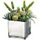 Barrel Cactus, Monkey Tail, Aeonium 15"H Faux Plant in Vase