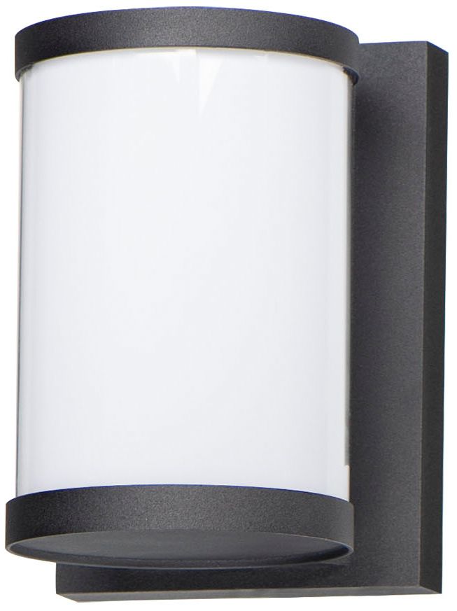 Barrel Small LED Outdoor Wall Sconce - Black