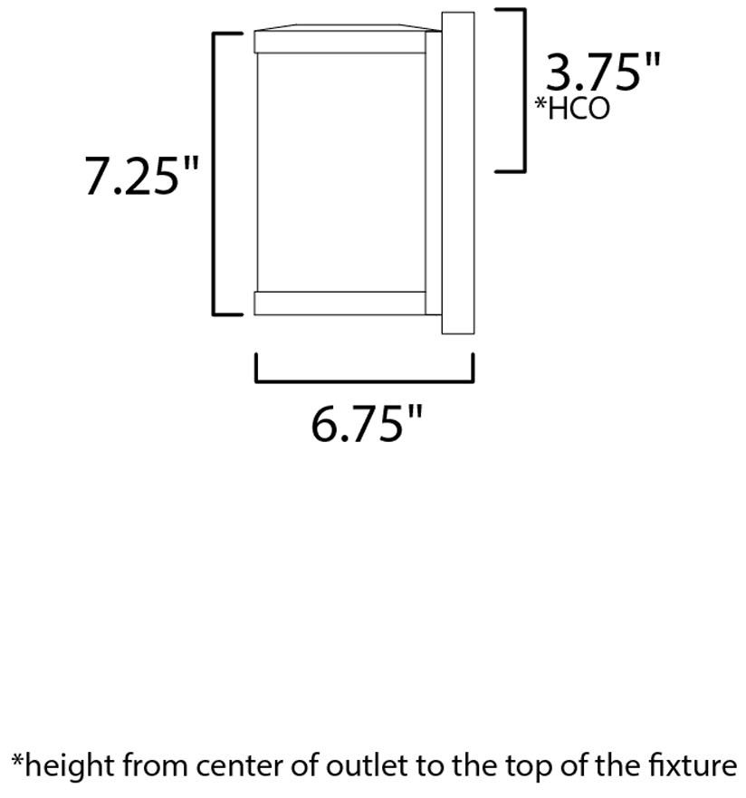 Image 5 Barrel Small LED Outdoor Wall Sconce - Black more views