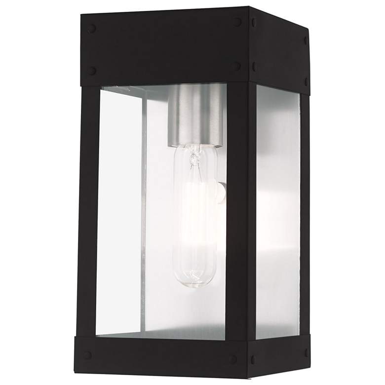 Image 1 Barrett 1 Light Black Outdoor Wall Lantern