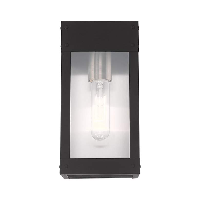 Image 4 Barrett 1 Light Black Outdoor Wall Lantern more views