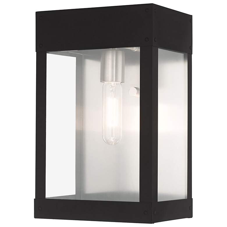 Image 2 Barrett 1 Light Black Outdoor Wall Lantern