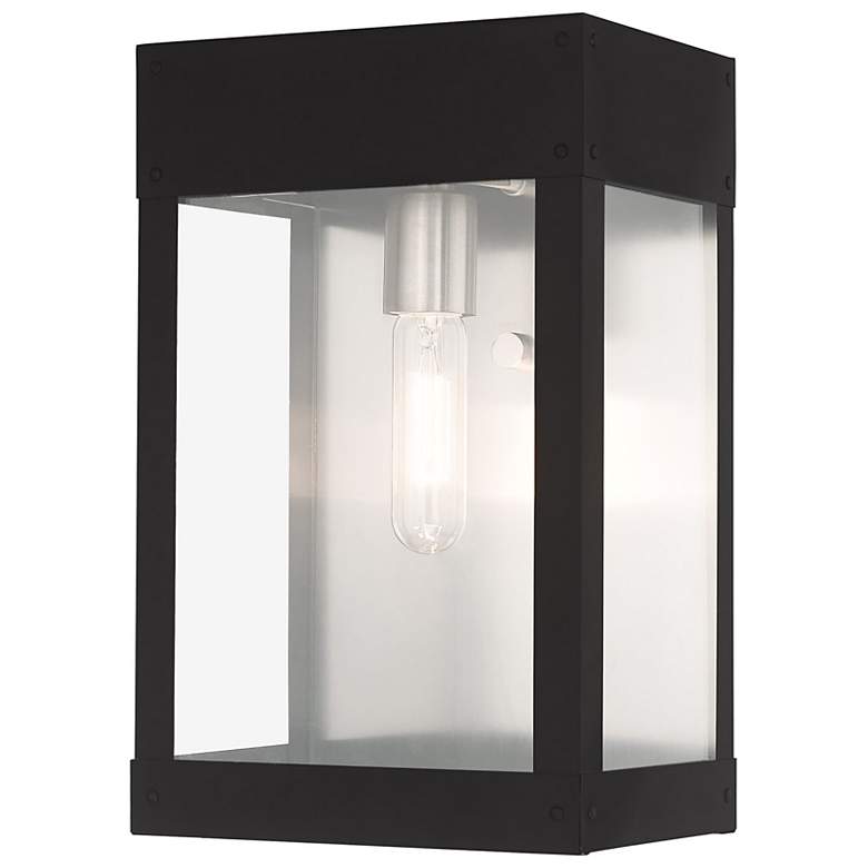 Image 1 Barrett 1 Light Black Outdoor Wall Lantern