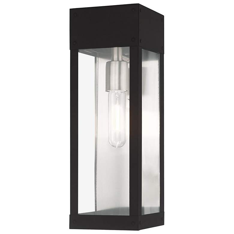 Image 2 Barrett 1 Light Black Outdoor Wall Lantern
