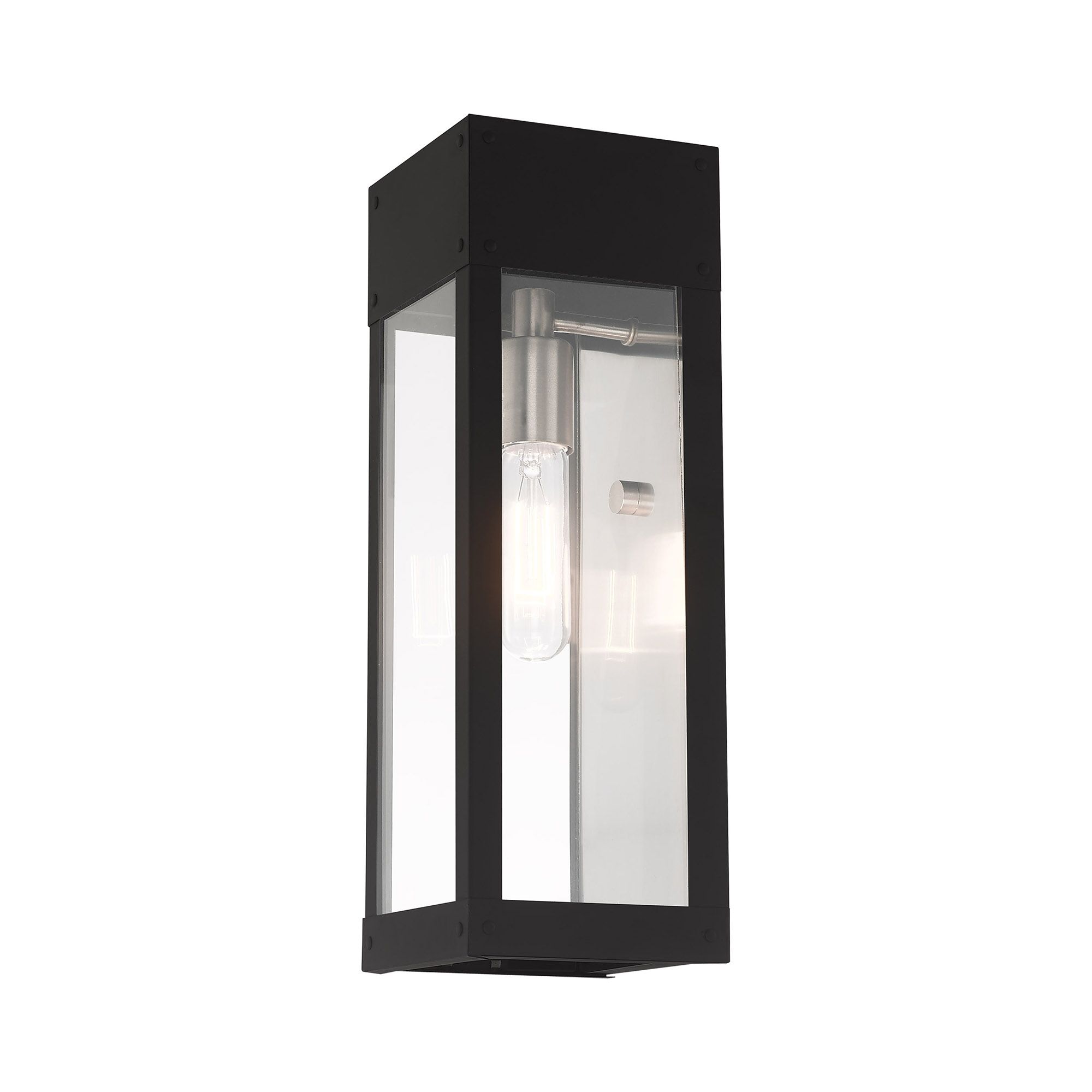Barrett 1 Light Black Outdoor Wall Lantern