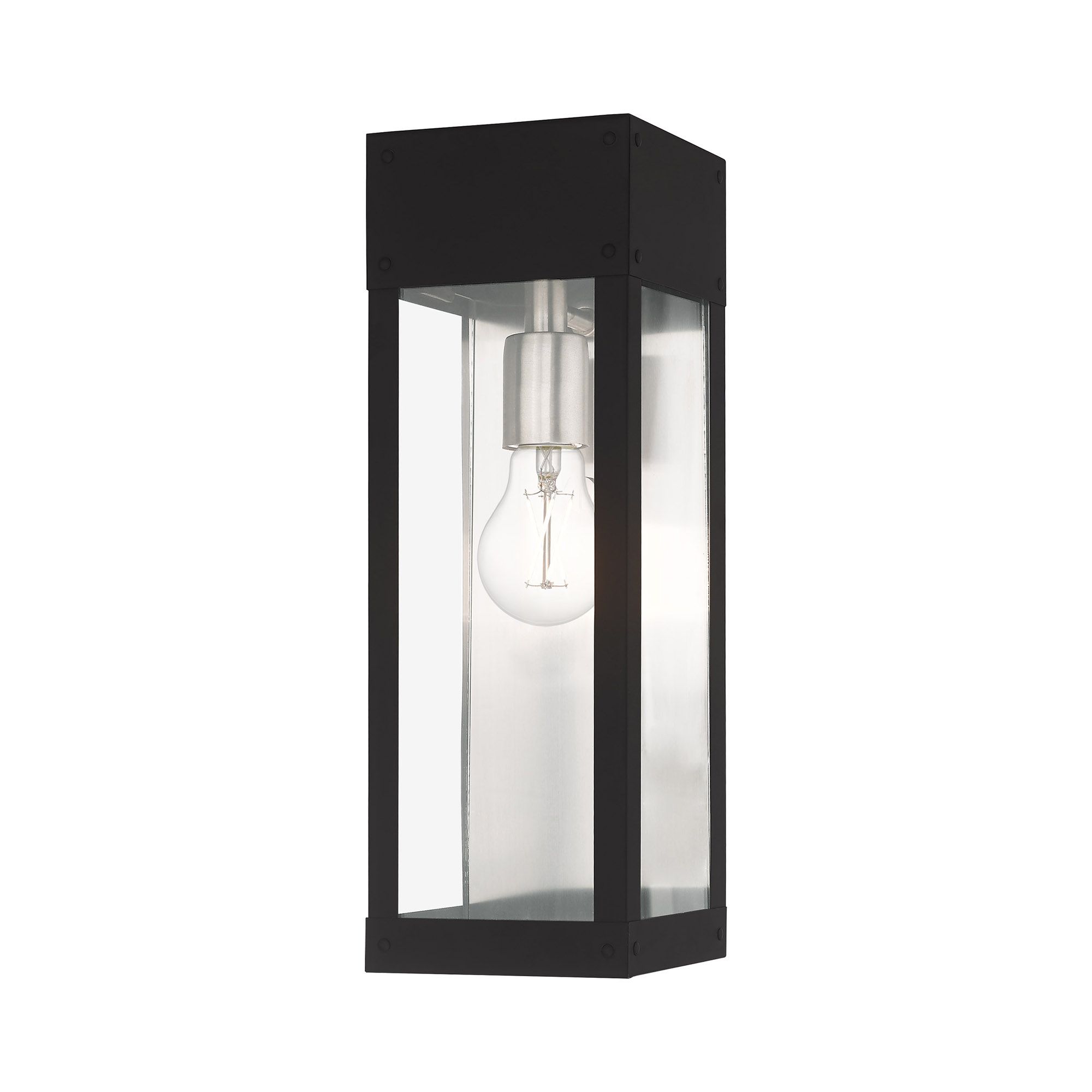 Barrett 1 Light Black Outdoor Wall Lantern