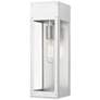 2_Barrett 1 Light Painted Satin Nickel Outdoor Wall Lantern