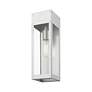 4_Barrett 1 Light Painted Satin Nickel Outdoor Wall Lantern more views