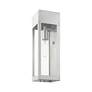6_Barrett 1 Light Painted Satin Nickel Outdoor Wall Lantern more views