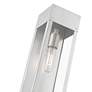 7_Barrett 1 Light Painted Satin Nickel Outdoor Wall Lantern more views
