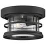 1_Barrett 10" Wide Black Outdoor Ceiling Light