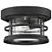 Barrett 10" Wide Black Outdoor Ceiling Light