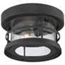2_Barrett 10" Wide Black Outdoor Ceiling Light more views
