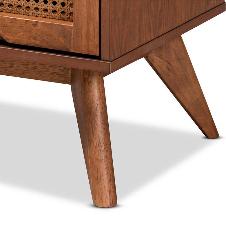 Image 3 Barrett 18 3/4" Wide Walnut Brown Wood 2-Drawer Nightstands Set of 2 more views