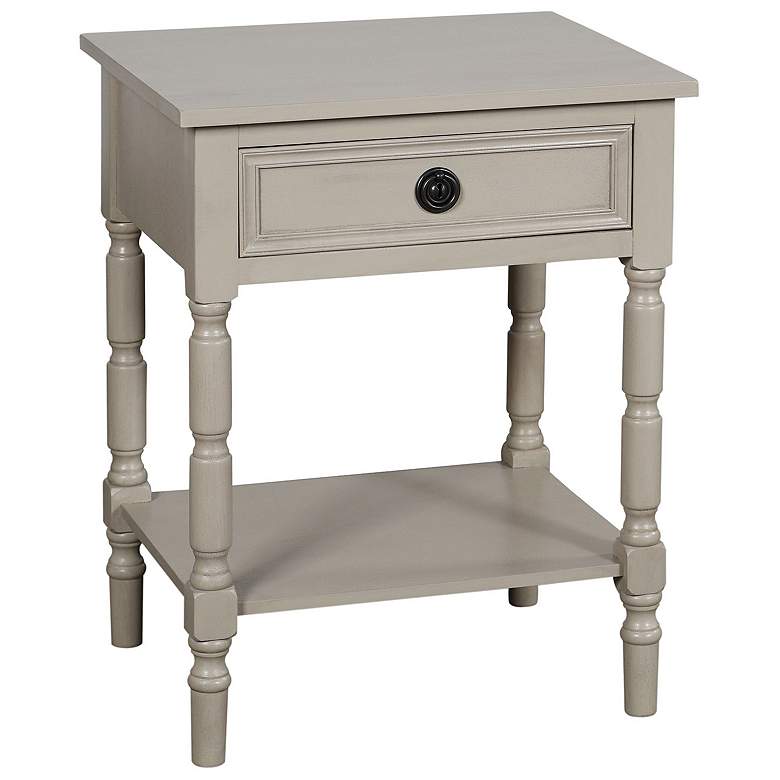 Image 1 Barrett 19" Wide Darwin 1-Drawer Accent Table