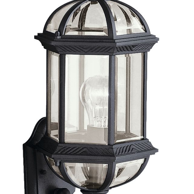 Image 2 Barrie 1-Light 21.75-in Black Outdoor Wall Light more views