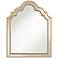 Barrie 28 1/4" x 35 1/2" Gold Antique Arch Wall Mirror