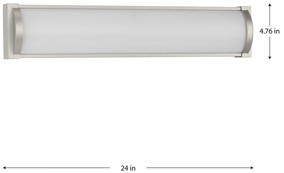Image 4 Barril Collection 24 in. Medium Modern Integrated LED Linear Vanity Light more views