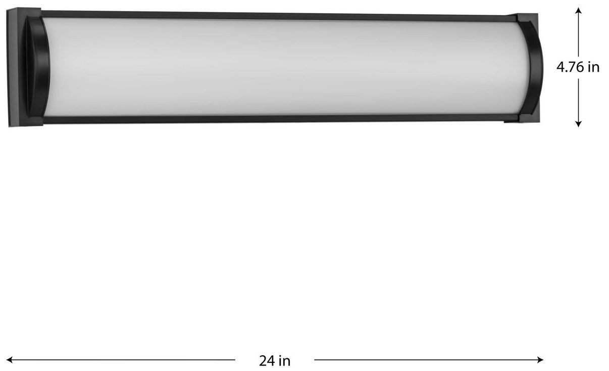 Image 4 Barril Collection 24 in. Medium Modern Integrated LED Linear Vanity Light more views