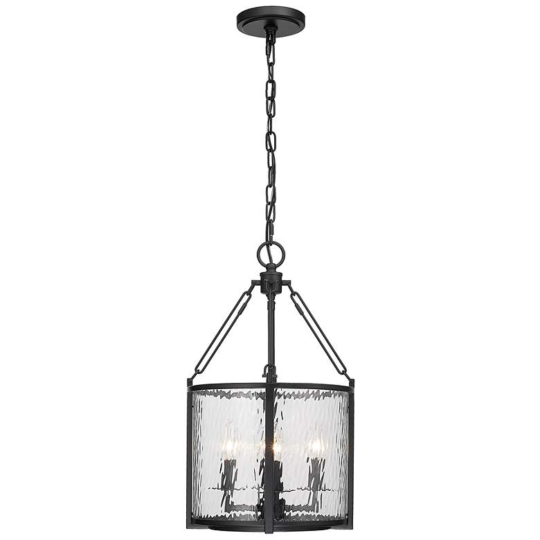 Image 2 Barrington 12" Wide Matte Black 4-Light Mini Pendant
