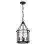 6_Barrington 12" Wide Matte Black 4-Light Mini Pendant more views