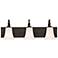Barrington 24" Wide Bronze Three Light Bath Bar
