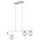 Barrington 3 Light 32" Cord Hung Island Light Satin Nickel