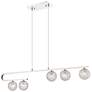 Barrington 5 Light 45" Cord Hung Island Light Polished Nickel