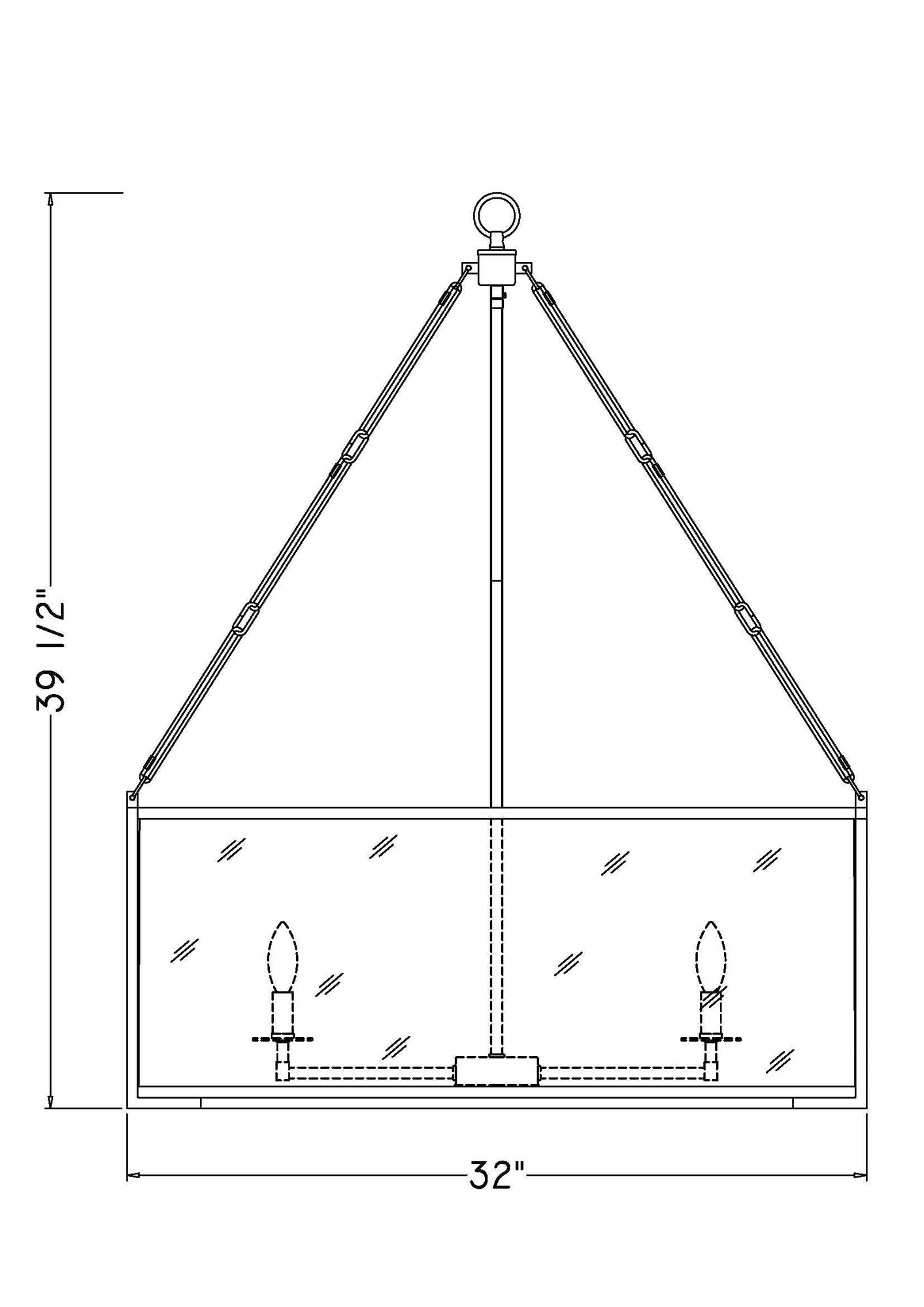 Barrington 8 Light Pendant