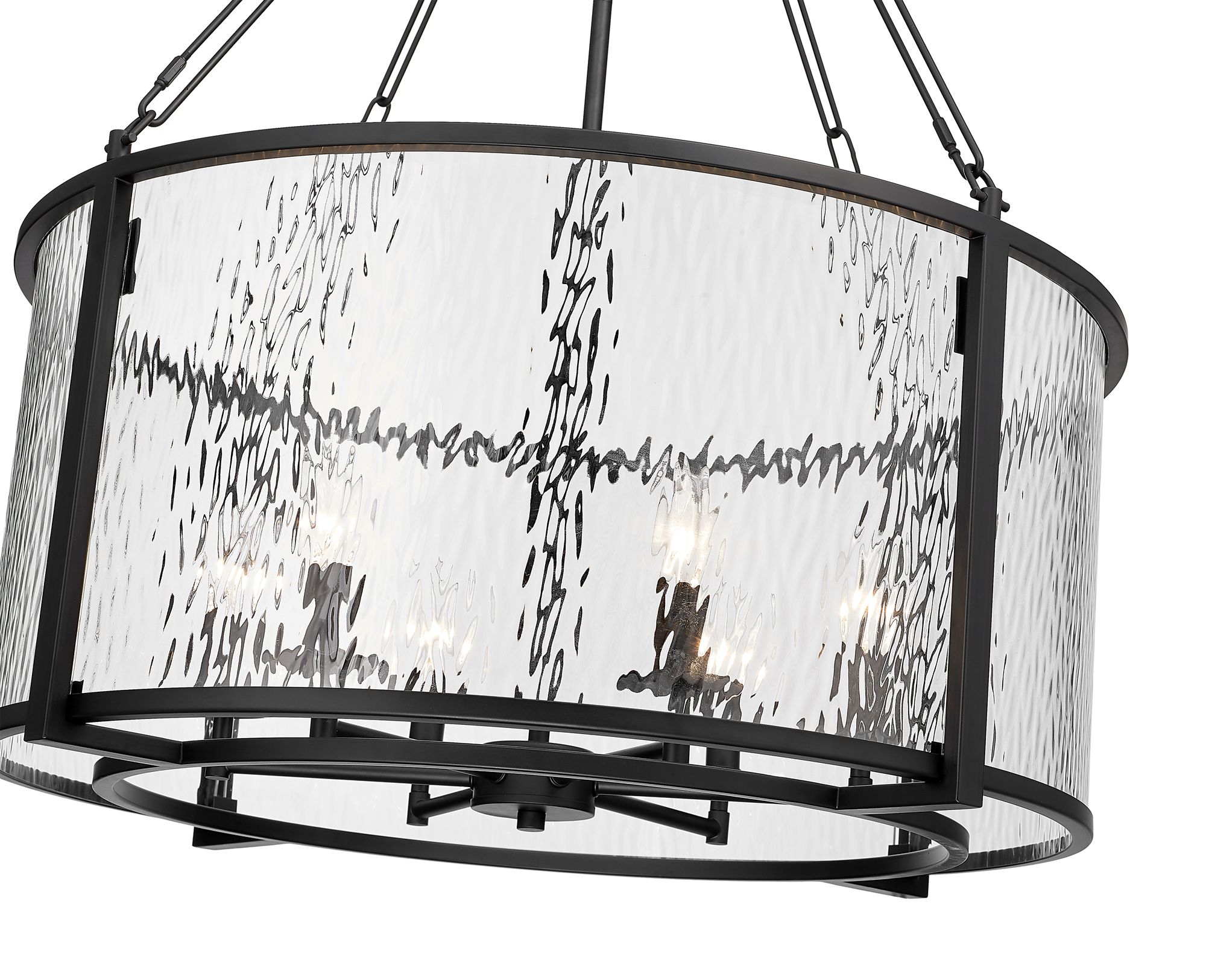Image 7 Barrington by Z-Lite Matte Black 26 inch 6 Light Pendant more views
