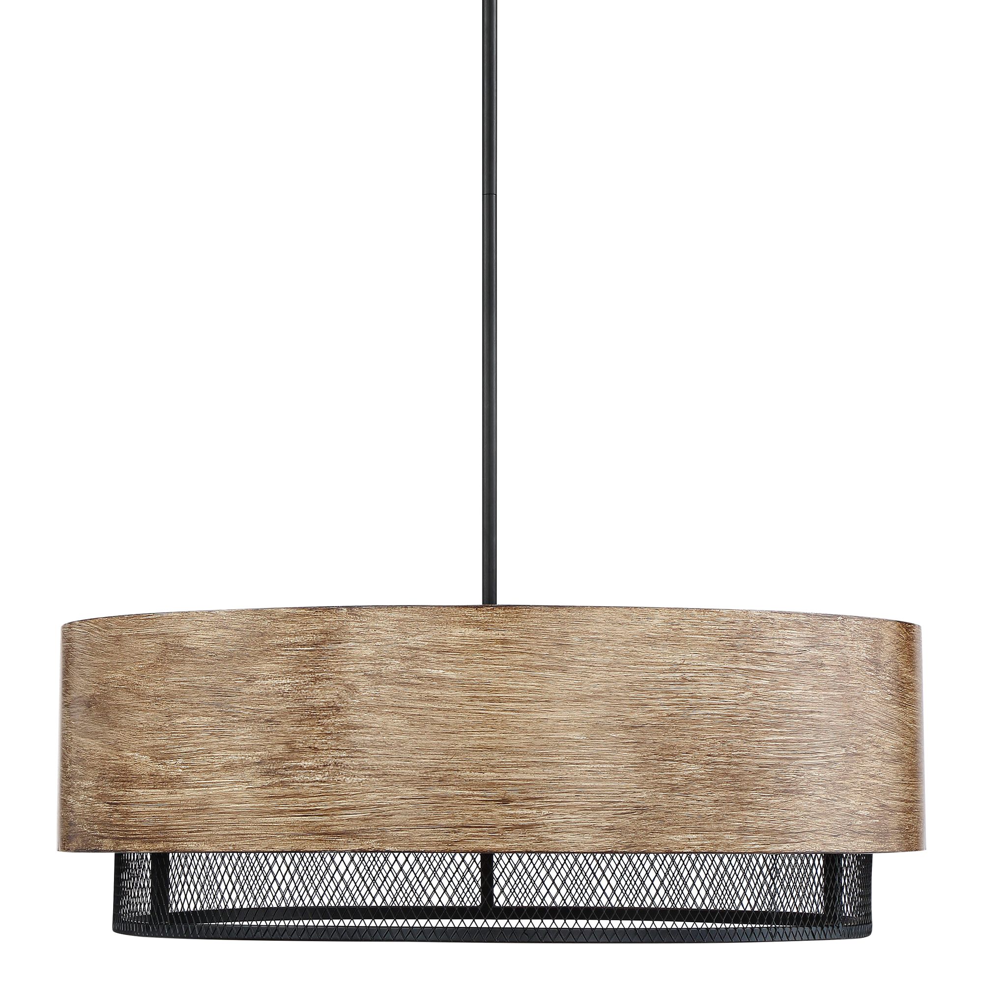 Livex Lighting 41323-07 Geometric 1 Light 14 inch Bronze Mini Pendant  Ceiling Light