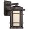 Barrister 11 1/2" High Bronze LED Outdoor Wall Light