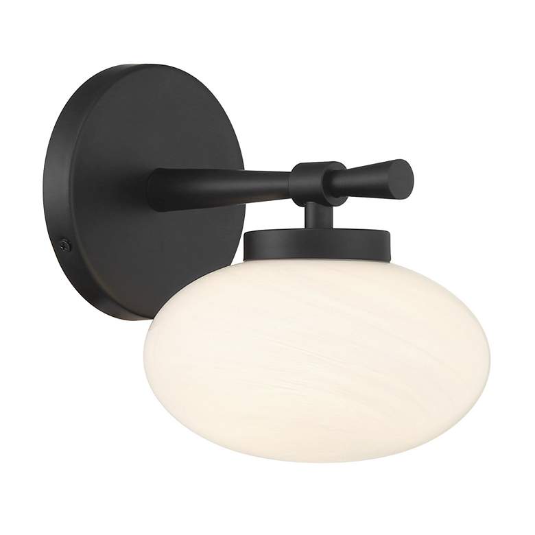 Image 4 Barrow 1-Light Wall Sconce in Matte Black more views