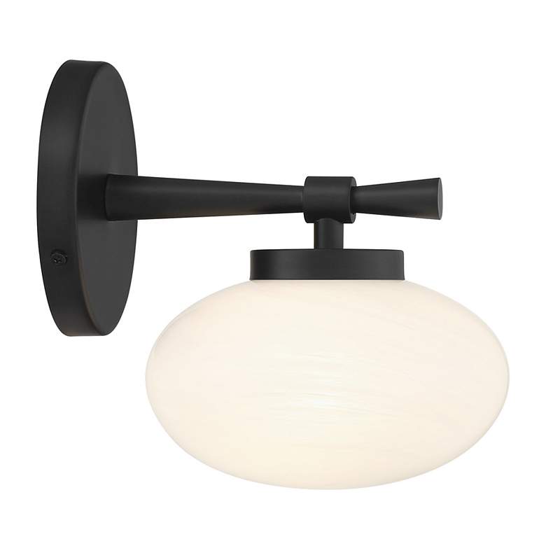 Image 5 Barrow 1-Light Wall Sconce in Matte Black more views