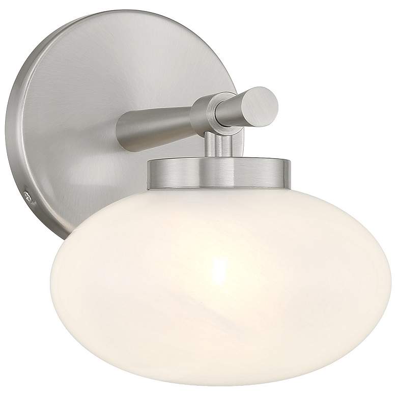 Image 1 Barrow 1-Light Wall Sconce in Satin Nickel