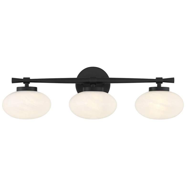 Image 1 Barrow 3-Light Bathroom Vanity Light in Matte Black