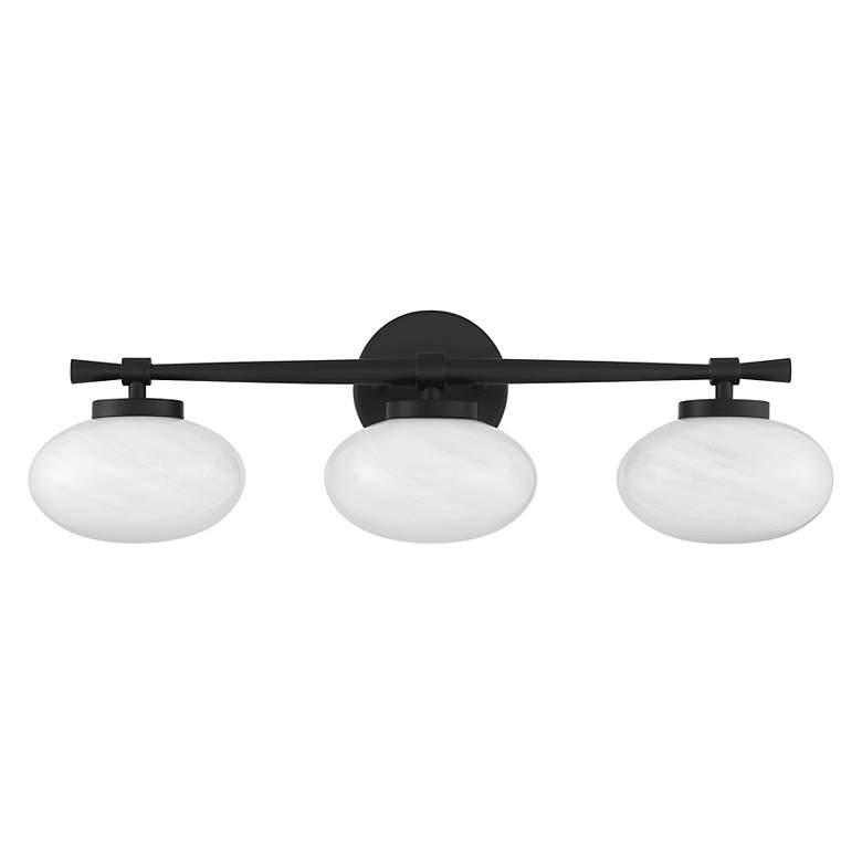 Image 2 Barrow 3-Light Bathroom Vanity Light in Matte Black more views