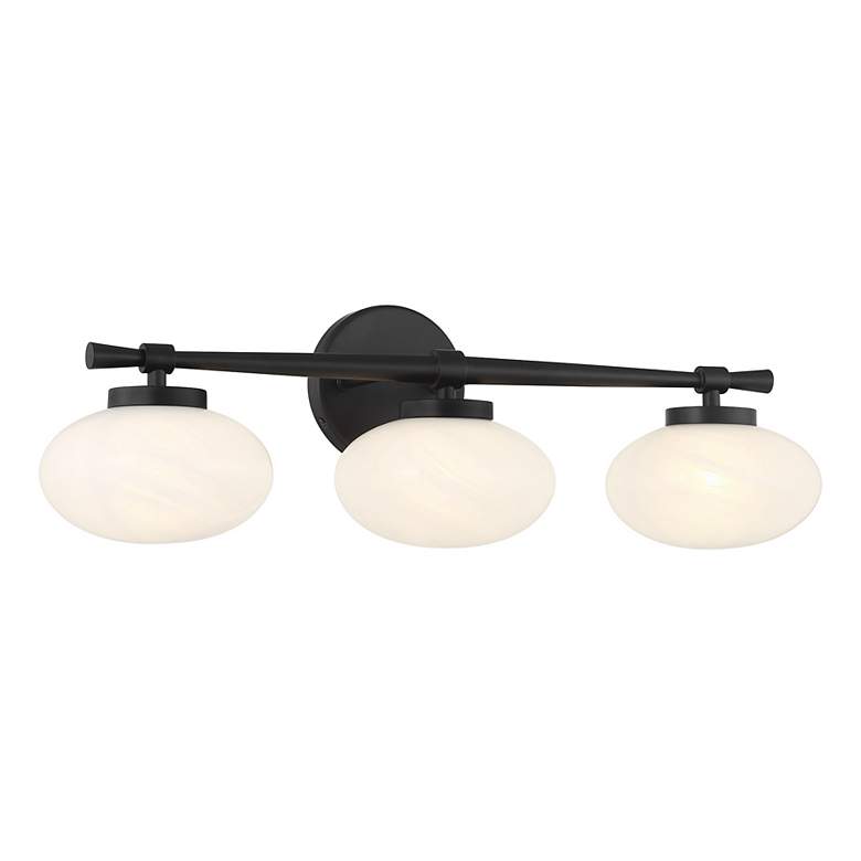 Image 3 Barrow 3-Light Bathroom Vanity Light in Matte Black more views