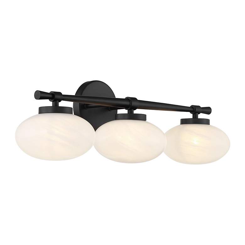 Image 4 Barrow 3-Light Bathroom Vanity Light in Matte Black more views
