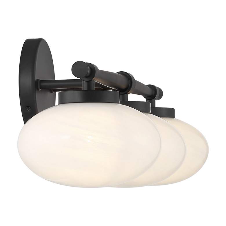Image 5 Barrow 3-Light Bathroom Vanity Light in Matte Black more views