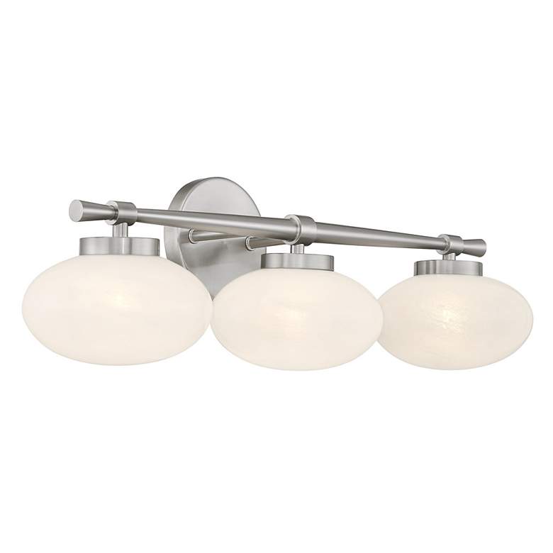 Image 4 Barrow 3-Light Bathroom Vanity Light in Satin Nickel more views