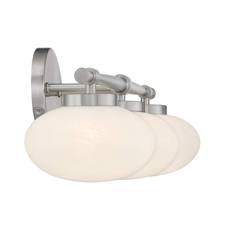 Image 5 Barrow 3-Light Bathroom Vanity Light in Satin Nickel more views